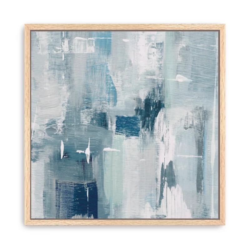 Spring Mountains Framed Canvas Art Print