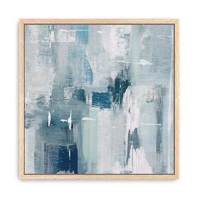 Spring Mountains Framed Canvas Art Print