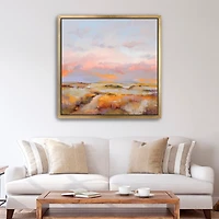 Sky on Fire Framed Canvas Art Print