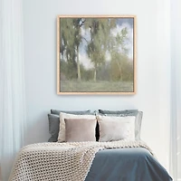 Timeless Trees Framed Canvas Art Print