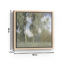 Timeless Trees Framed Canvas Art Print