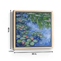 Serene Water Lilies II Framed Art Print