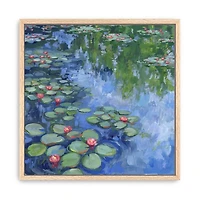 Serene Water Lilies II Framed Art Print