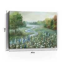 Meandering Stream Canvas Art Print