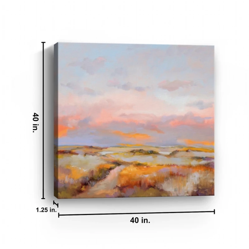 Sky on Fire Canvas Art Print
