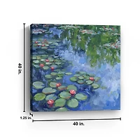 Serene Water Lilies II Canvas Art Print