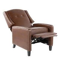 Stanley Brown Faux Leather Recliner