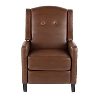 Stanley Brown Faux Leather Recliner