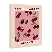 Fruit Market Cherries Canvas Art Print, 16x20