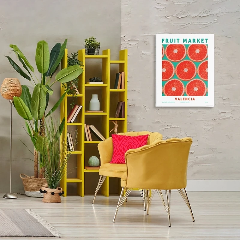 Fruit Market Grapefruit Canvas Art Print, 24x30