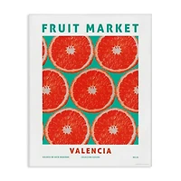 Fruit Market Grapefruit Canvas Art Print, 24x30