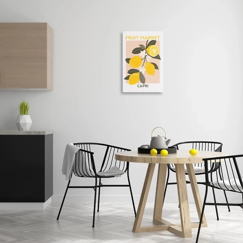 Fruit Market Lemon Branch Canvas Art Print