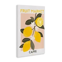Fruit Market Lemon Branch Canvas Art Print