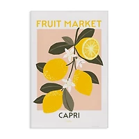 Fruit Market Lemon Branch Canvas Art Print