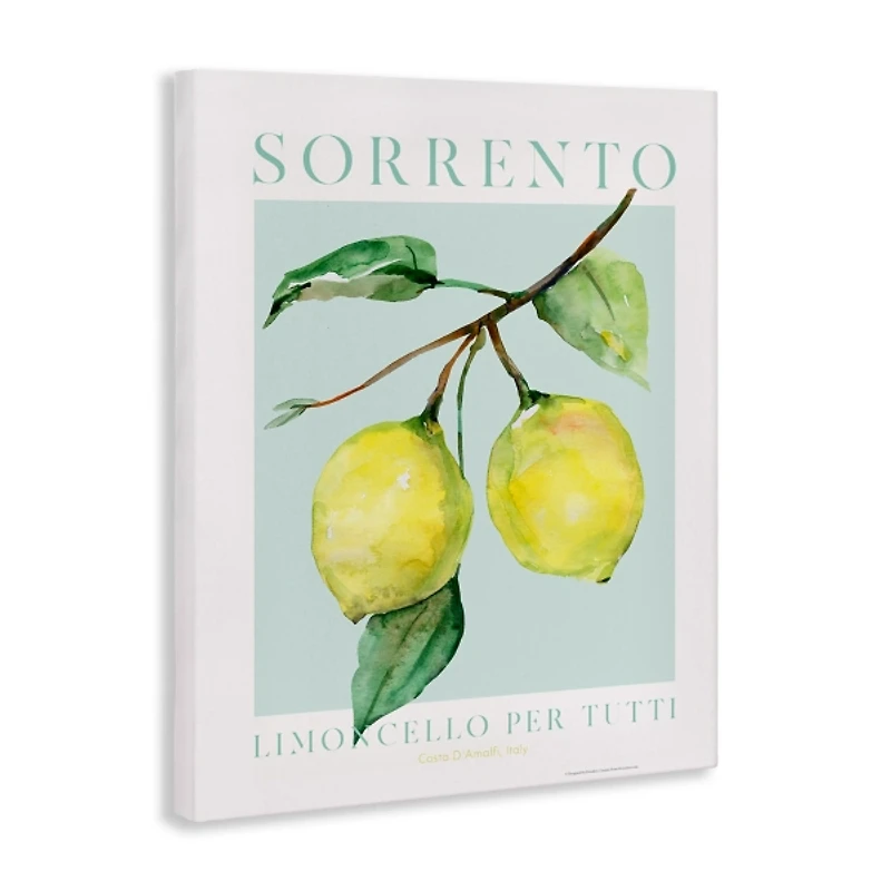 Sorrento Lemon Branch Canvas Art Print