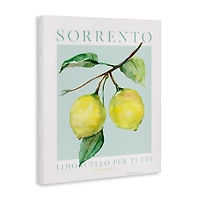 Sorrento Lemon Branch Canvas Art Print