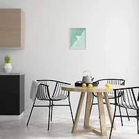 Modern Martini Recipe Framed Canvas Print