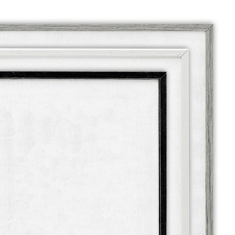 Modern Martini Recipe Framed Canvas Print