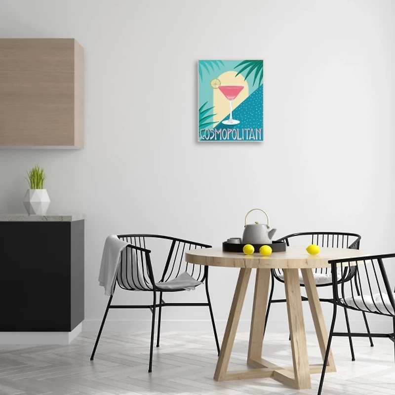 Cosmopolitan Palm Leaves Canvas Art Print