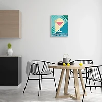 Cosmopolitan Palm Leaves Canvas Art Print