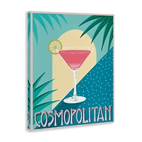 Cosmopolitan Palm Leaves Canvas Art Print