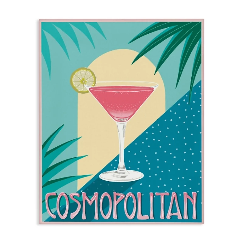 Cosmopolitan Palm Leaves Canvas Art Print