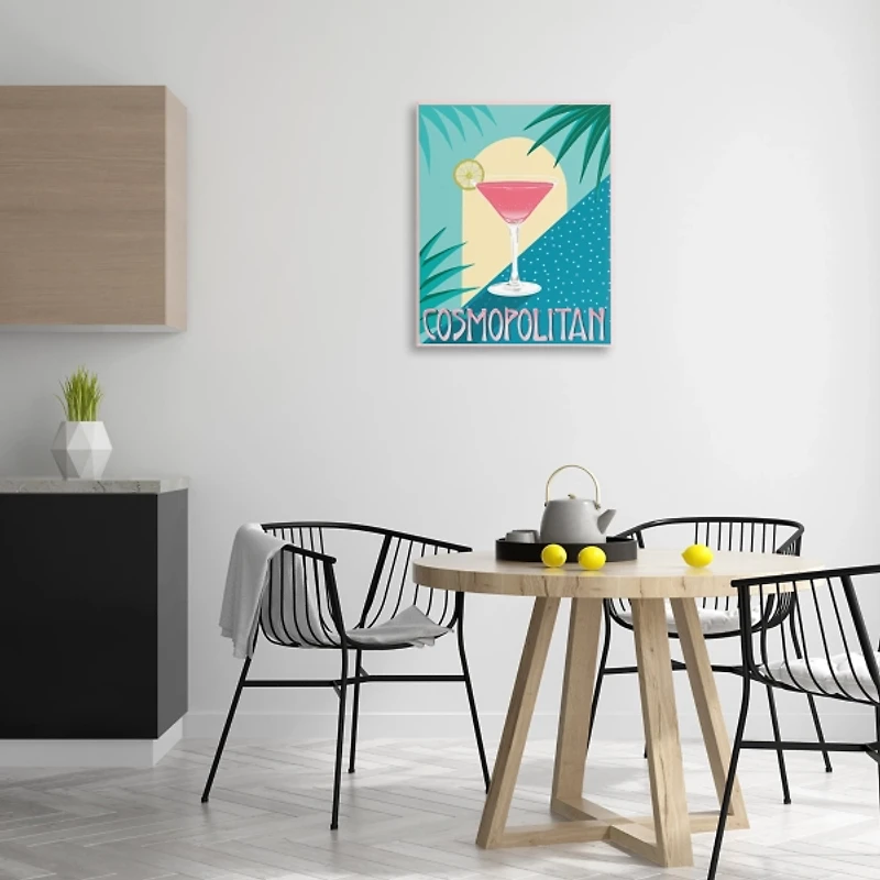 Cosmopolitan Palm Leaves Canvas Art Print, 24x30