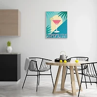 Cosmopolitan Palm Leaves Canvas Art Print, 24x30