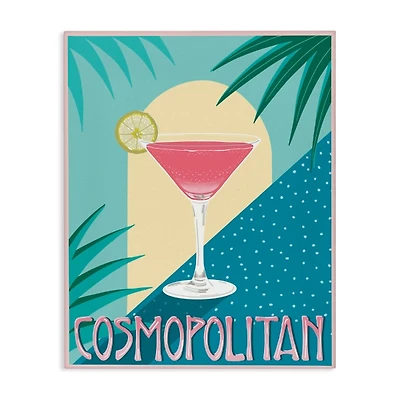 Cosmopolitan Palm Leaves Canvas Art Print, 24x30