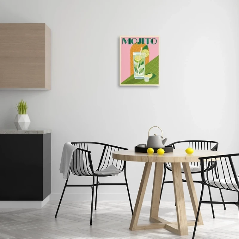 Retro Mojito Canvas Art Print