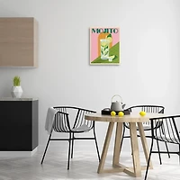 Retro Mojito Canvas Art Print