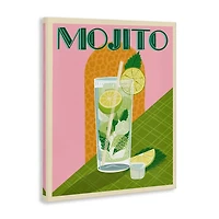 Retro Mojito Canvas Art Print