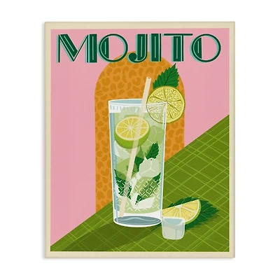 Retro Mojito Canvas Art Print