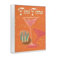 Tini Time Framed Canvas Art Print