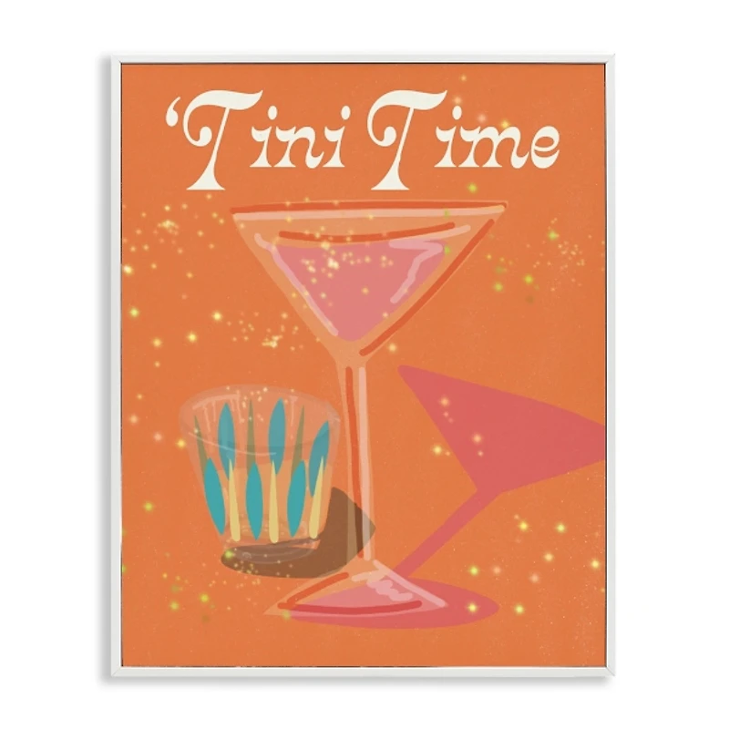Tini Time Framed Canvas Art Print