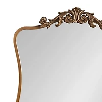 Gold Baroque Wavy Wall Mirror