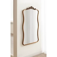 Gold Baroque Wavy Wall Mirror