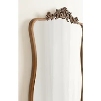 Gold Baroque Wavy Wall Mirror
