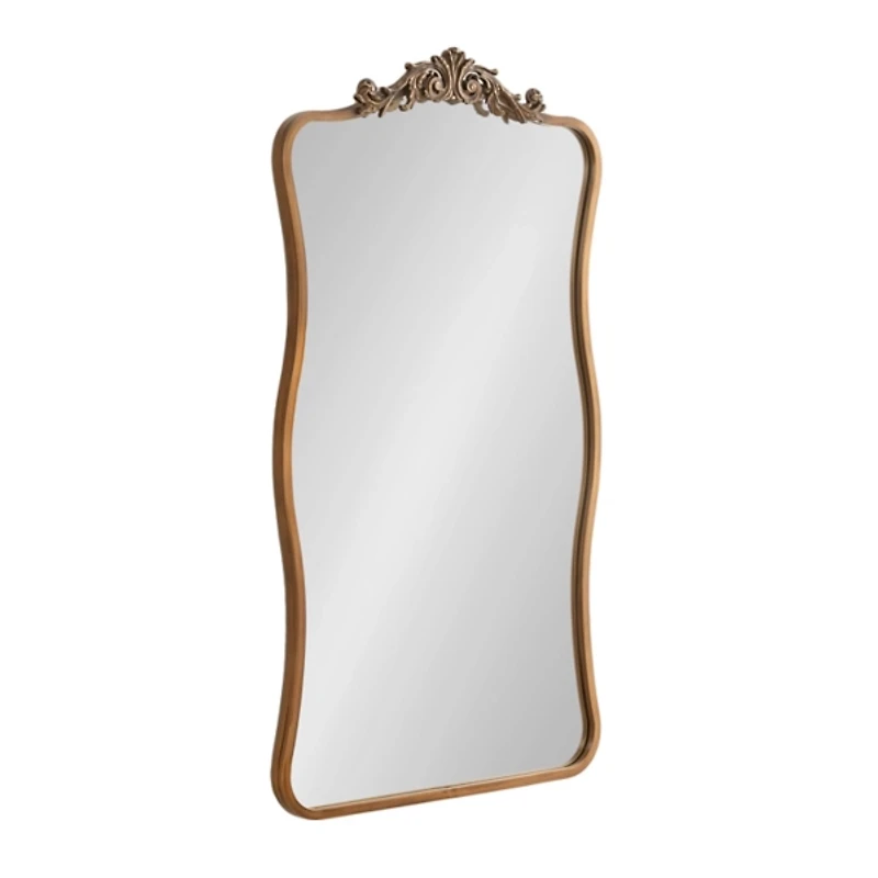 Gold Baroque Wavy Wall Mirror
