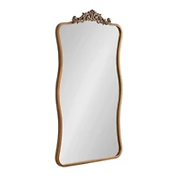 Gold Baroque Wavy Wall Mirror