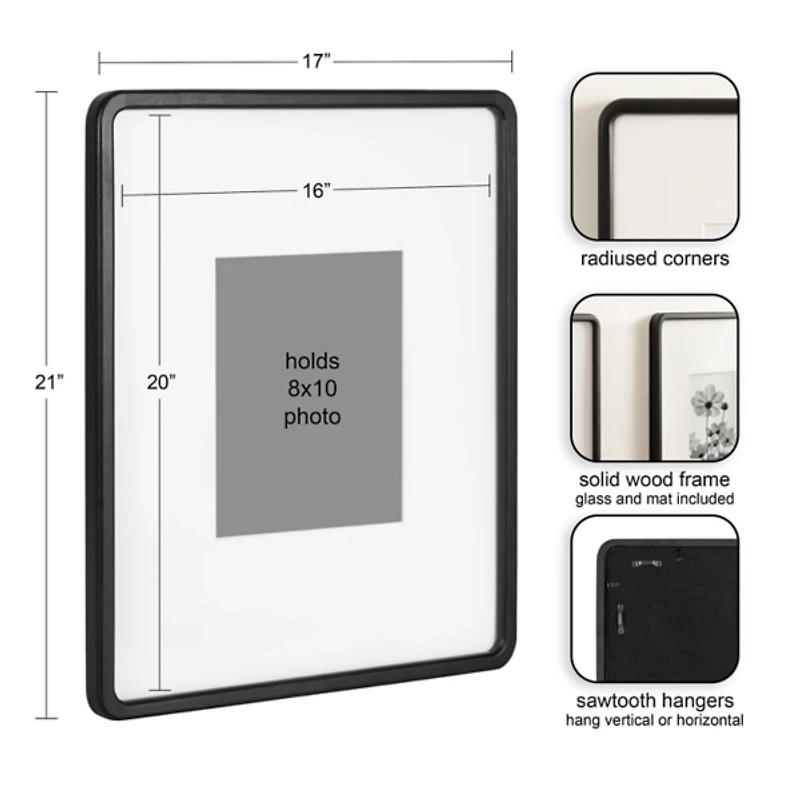 Inglewood Black 3-pc. Gallery Wall Frame Set, 8x10