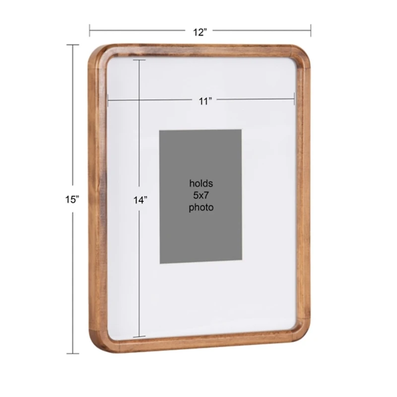 Inglewood Walnut 3-pc. Gallery Wall Frame Set, 5x7