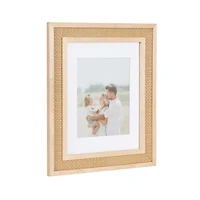 Corah Natural Rattan 2-pc. Gallery Wall Frame Set