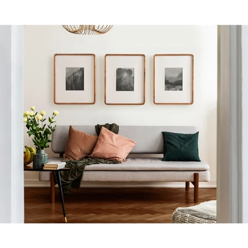 Inglewood Walnut 3-pc Gallery Wall Frame Set, 8x10