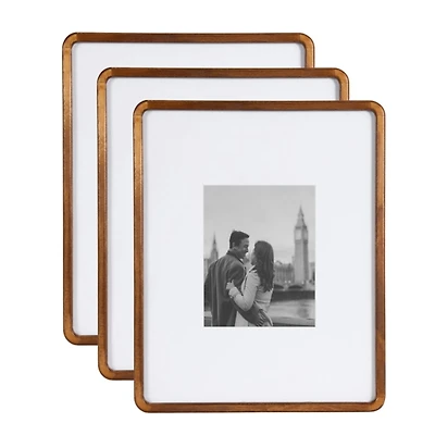 Inglewood Walnut 3-pc Gallery Wall Frame Set, 8x10