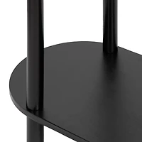 Black Wood Koji Capsule Console Table