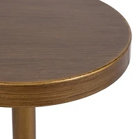 Antique Gold Metal Stratton Cocktail Table