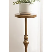 Antique Gold Metal Stratton Cocktail Table