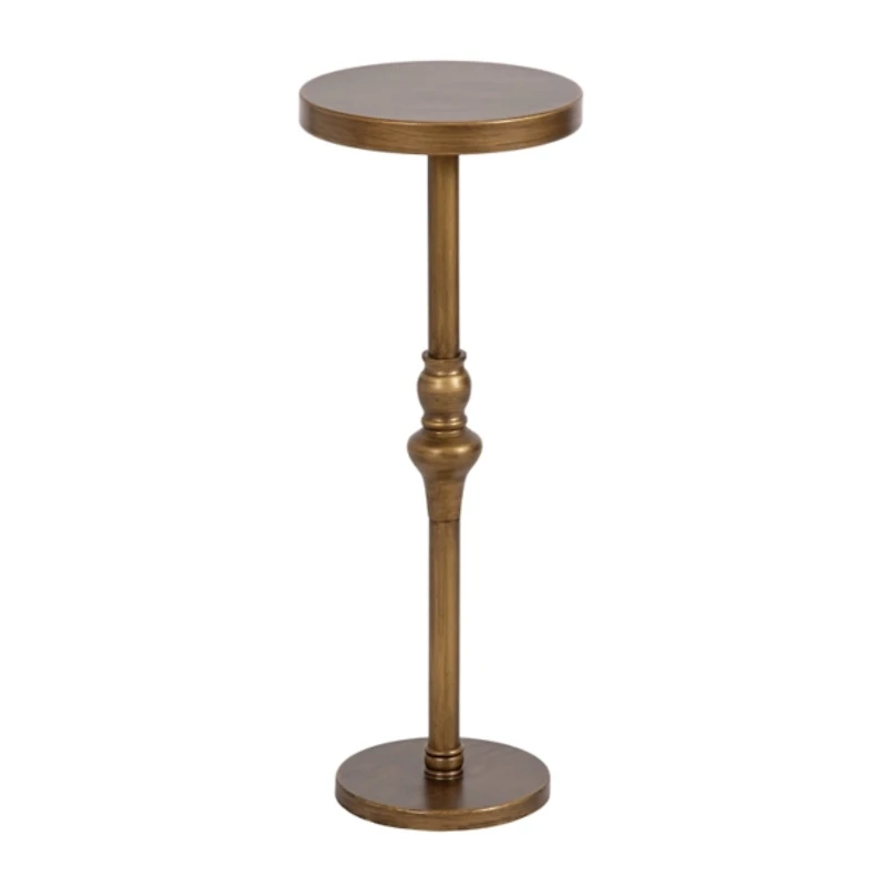 Antique Gold Metal Stratton Cocktail Table