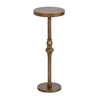 Antique Gold Metal Stratton Cocktail Table